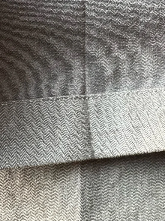 Who What Wear Olive Green Wide Leg Pants High Rise Cotton Trousers 27" Inseam - Picture 10 of 11